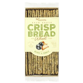 Crispbread met olijven & look 130g