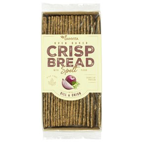 Crispbread épautre avec aneth et oignon 130g