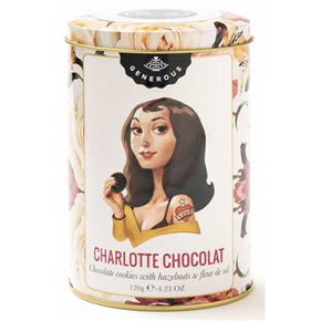 Metal Box Charlotte Chocolat BIO 120g