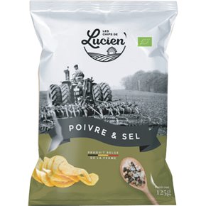 Chips Belge de la ferme poivre & sel 125g