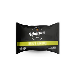 Zwarte peper & zeezout chips 40g