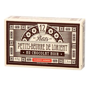 Petits Beurre Lorient salt and black chocolate 65g