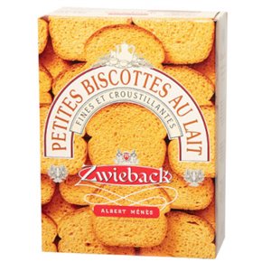 Zwieback - Petites Biscottes Suisses au Lait 165g