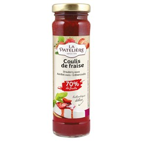 Strawberry Coulis 70% fruits 165g