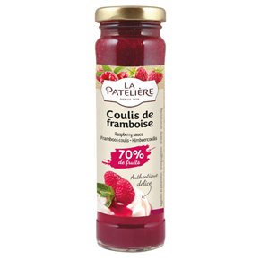 Raspberry Coulis 70% fruits 165g