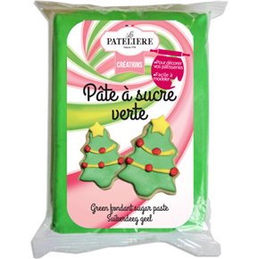 Green sugar paste 250g