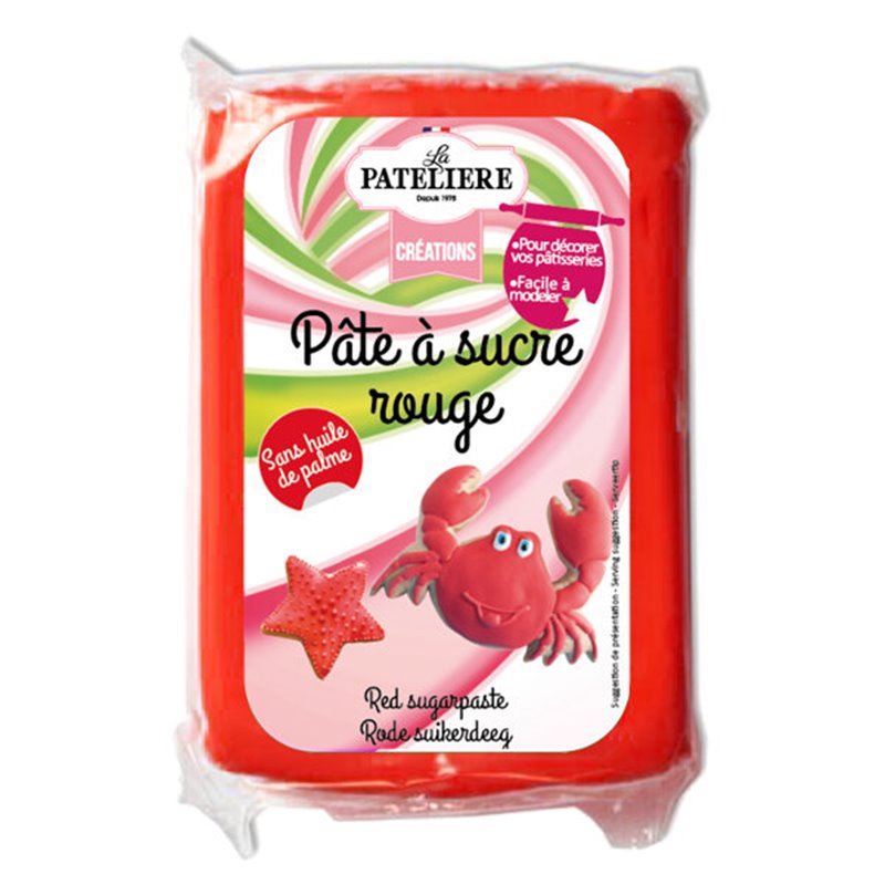 Red sugar paste 250g