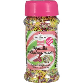 Multicolored vermicelli of sugar 60g