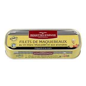 Mackerel fillets with Muscadet wine 176g