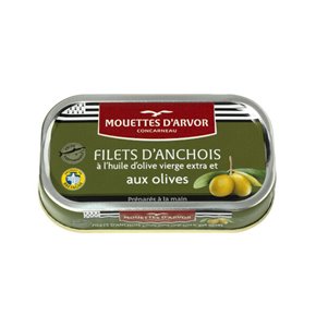 Anchovy Fillets Olives & Olive Oil 69g