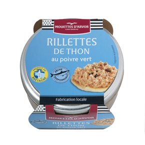 Tonijn rilettes met groene peper 125g