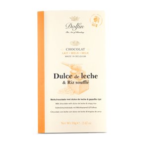 Milk with dulce de leche and crispy rice 70g