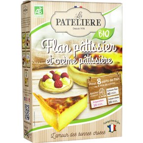 Baking kit for flan or bankketbakkersroom BIO 250g