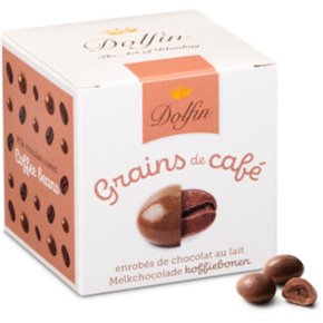 Koffiebonen met melkchocolade 115g