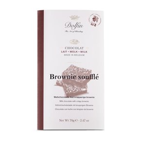 Melk gepofte brownies 70g