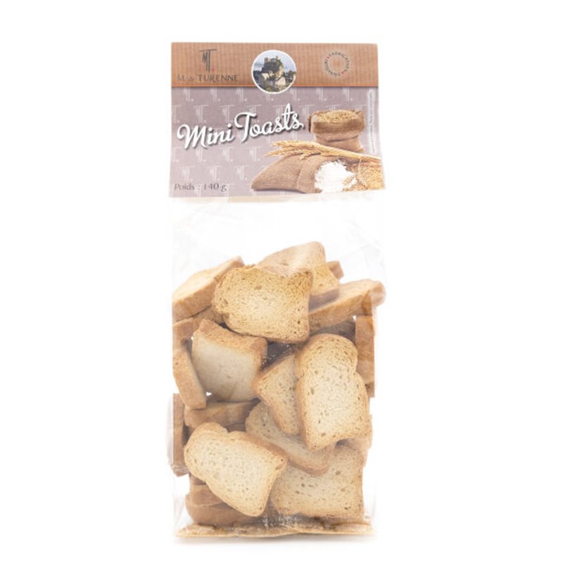 Mini Toasts Natures Sachet 140g 