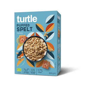 Puffed Spelt met honing BIO 300g