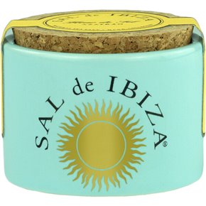 Sea salt with saffron, ceramic jar 28g