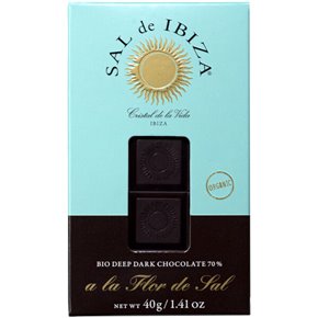 Fleur de Sel Black BIO chocolate 40g