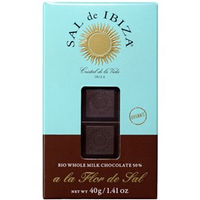 Fleur de Sel BIO Milk chocolate 40g