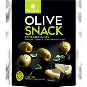 SnackP. Olives Vertes Dénoy. Origan & Citron 65g